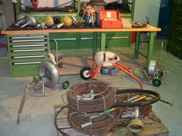 Grosser Posten Ridgid Rohreinigungsmaschinen
