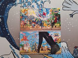 2x Pokemon Go 5th Anniversary Stickers, Pokemon Center Japan