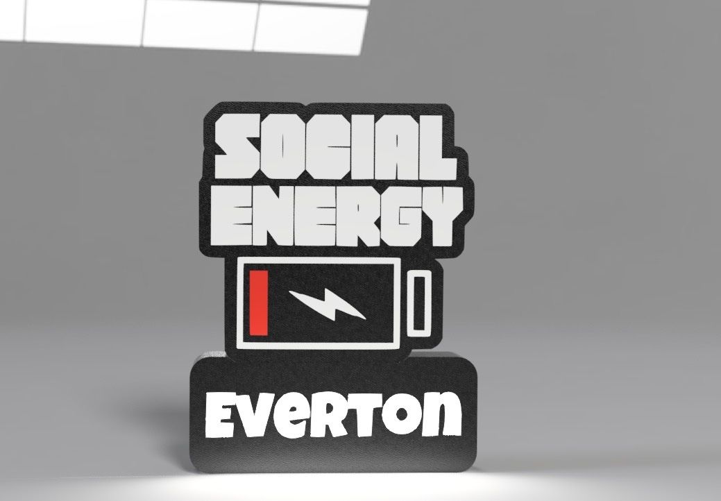 Lampade: Lightbox lumière led SOCIAL ENERGY – Nuovo (secondo la descrizione) da Vicques venduto da PAMB3D 2