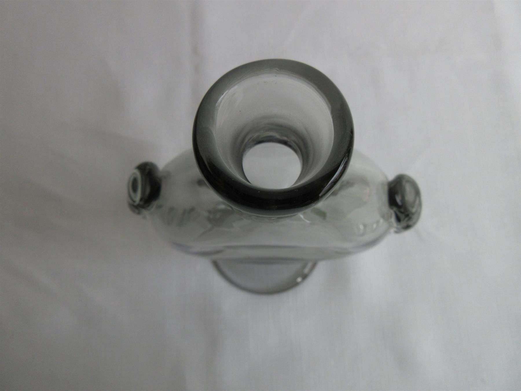 Caraffe: Reijmyre "Doughnut", Rauchglas, selten – Usato da Binningen venduto da Oldfashion 3