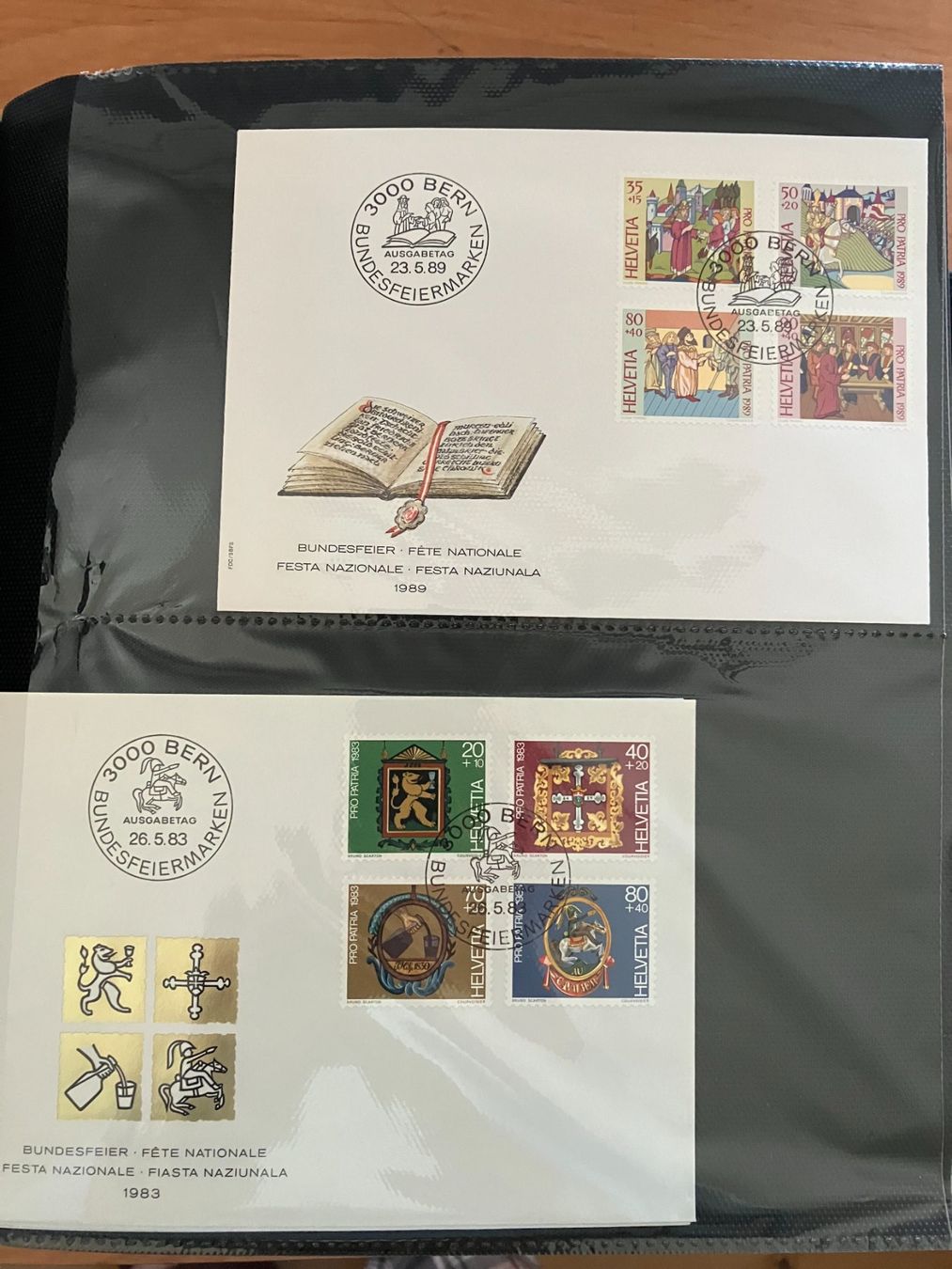 Album: Grosse Sammlung mit Ersttagsbriefen Schweiz – Nuovo (secondo la descrizione) da Menzingen venduto da Wlukas