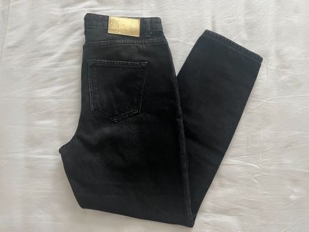 Damen / Teenager Jeanshose schwarz Grösse 27/32