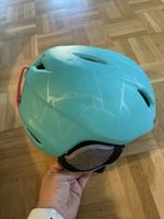 Giro Skihelm blau türkis gebraucht mit Gebrauchsspuren