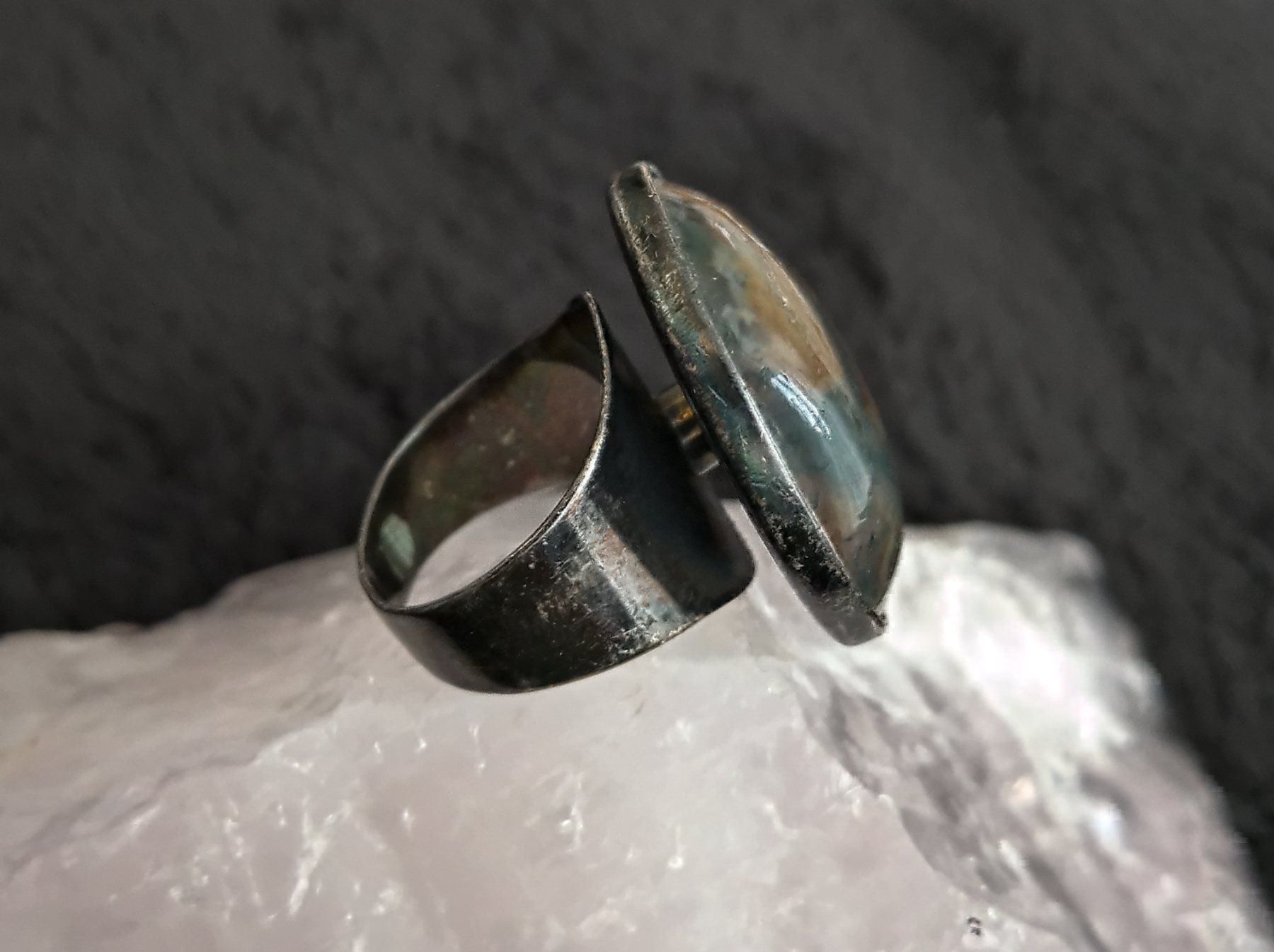 Anelli: Ring Silber 925 mit Edelstein – Usato da Istighofen venduto da Ringparadies 1