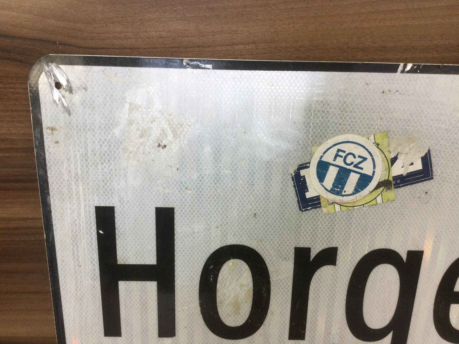 Insegne: Gebrauchtes Originales Orstschild von Horgen – Usato da Wangen SZ venduto da kuriosum12 2