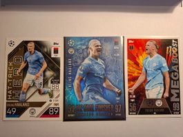 Match attax Fussballkarten Erling Haaland.