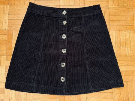Jupe velours côtelé noir H&M - taille 34