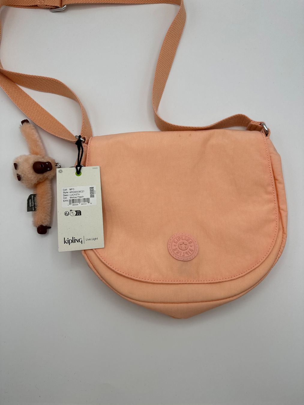 Kipling Borse da donna: Kipling Umhängetasche, Peach, NEU – Nuovo e nell'imballaggio originale da Bern venduto da Laura_E 1