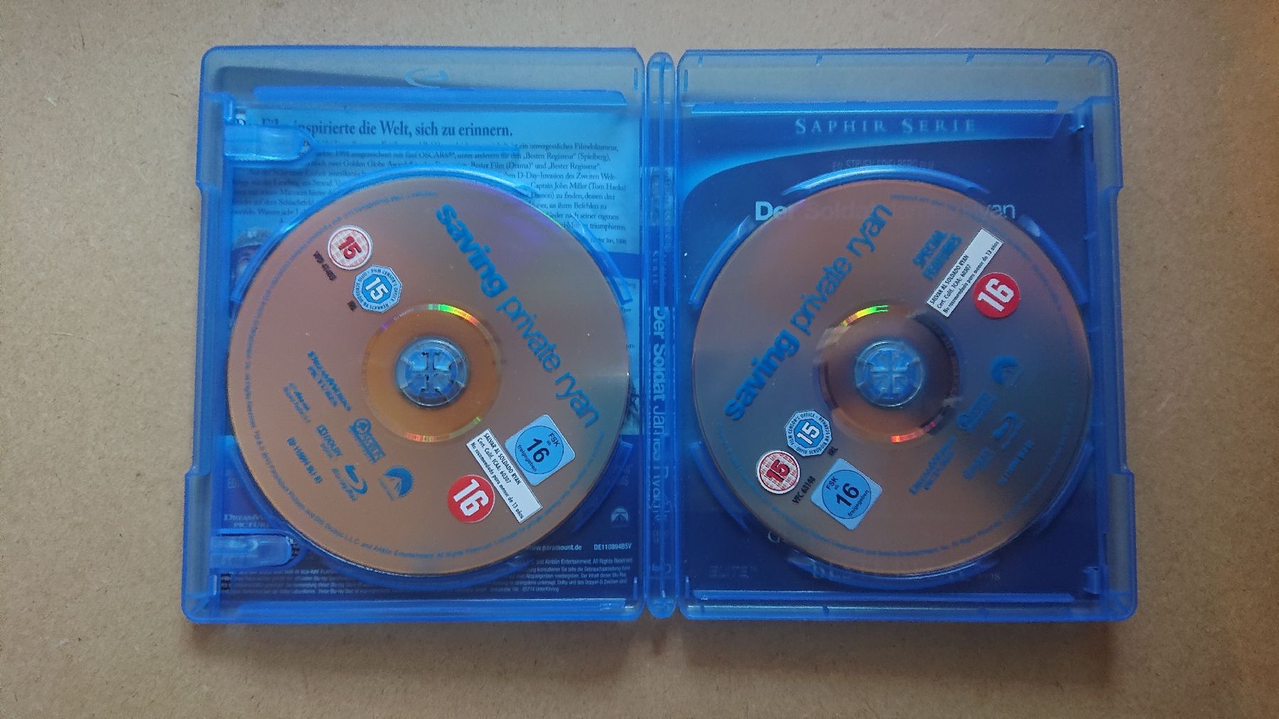 Tutti i DVDs: Der Soldat James Ryan Blu-ray  – Usato da Chur venduto da FreakofRarity 2