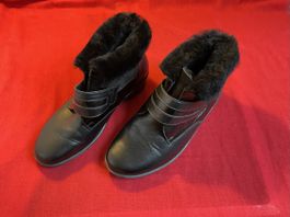 Top! Warme Winter Stiefeletten Softline, schwarz,Grösse 38.5