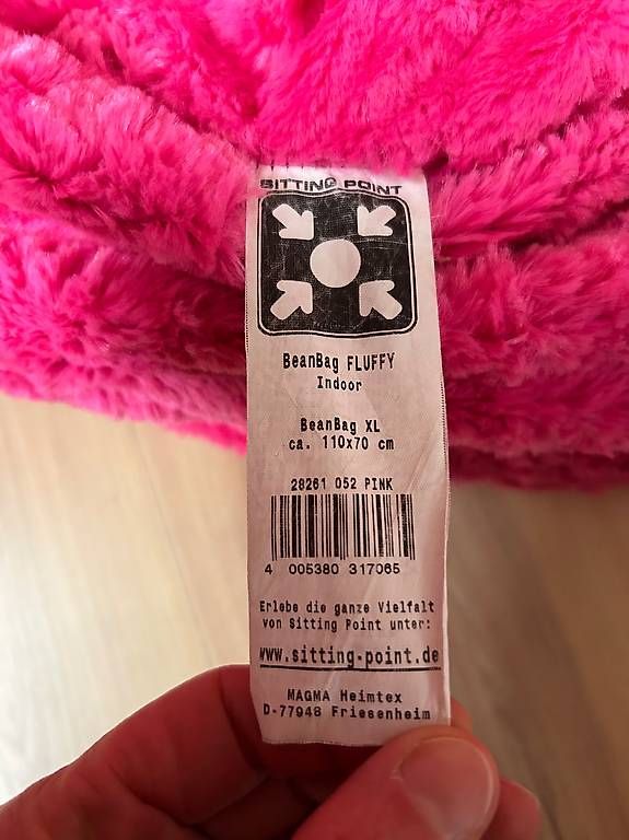 Poltrone: Pink Sitting Point Sitzsack  – Usato da Oftringen venduto da Solima 1