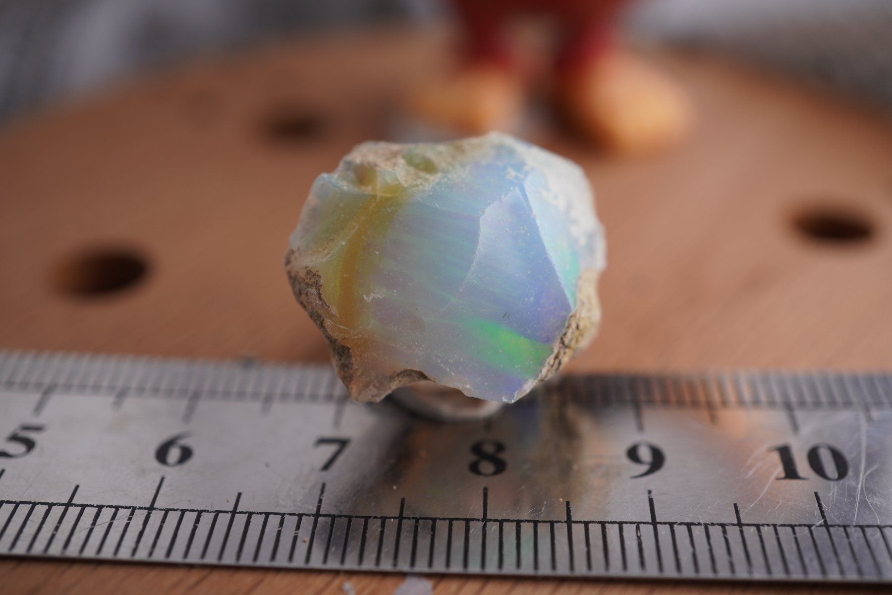 Minerali & Pietre curative: Opal Rohstein mit Feuer ca 20mm   ab  1.-     Räumung – Nuovo e nell'imballaggio originale da Eschenbach SG venduto da topstone