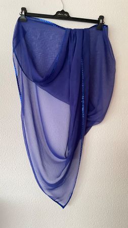 Indien 170x70 Neu/NP75CHF Schal Foulard Pareo Halstuch Seide