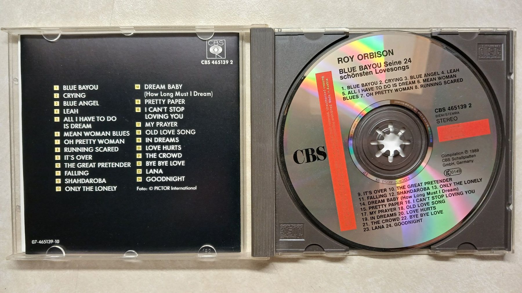 CD: ROY ORBISON (Blue-Bayou) – Usato da hinwil venduto da tho_j6kz 1