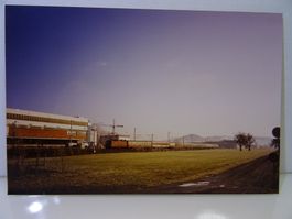 Foto SBB Re 4/4" DB EC München Zürich vor Gossau 9.2.1992