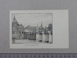 Basel, die alte Rheinbrücke