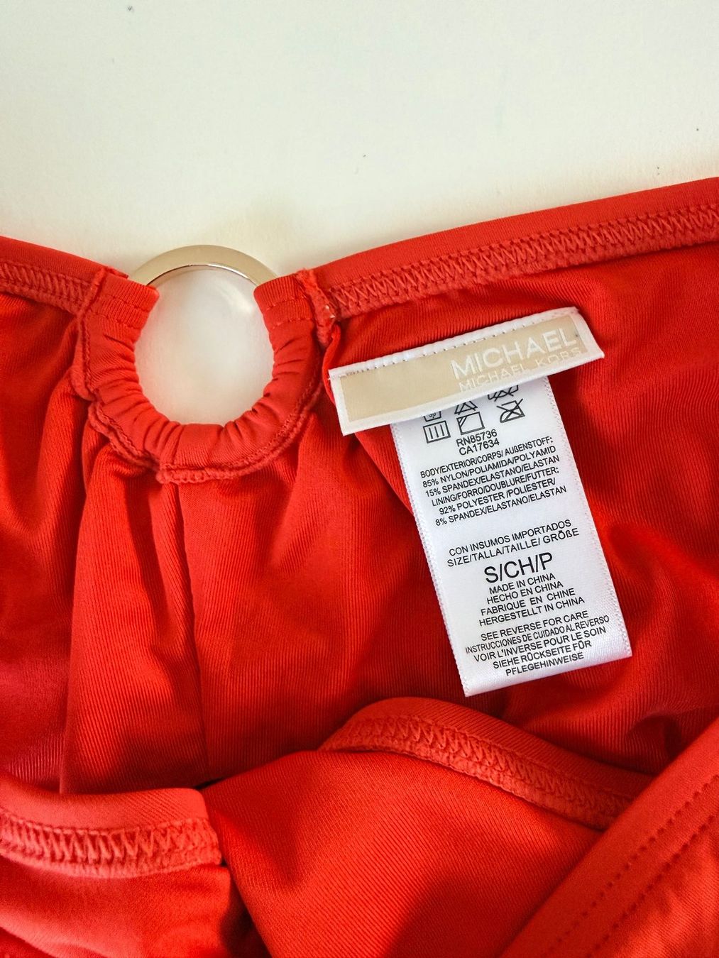 Michael Kors Costumi da bagno & Bikini: MICHAEL KORS, Bikini-Slip, Grösse S, Farbe Orange – Nuovo e nell'imballaggio originale da Rudolfstetten venduto da gst_g7xl 2