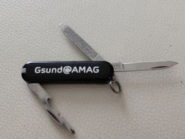 Victorinox Rambler Taschenmesser schwarz mit Logo Top Zustan
