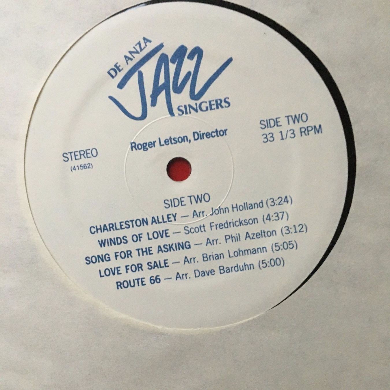 Dischi in vinile: DE ANZA JAZZ SINGERS LP VINYL – Usato da Subingen venduto da ArtBead 3