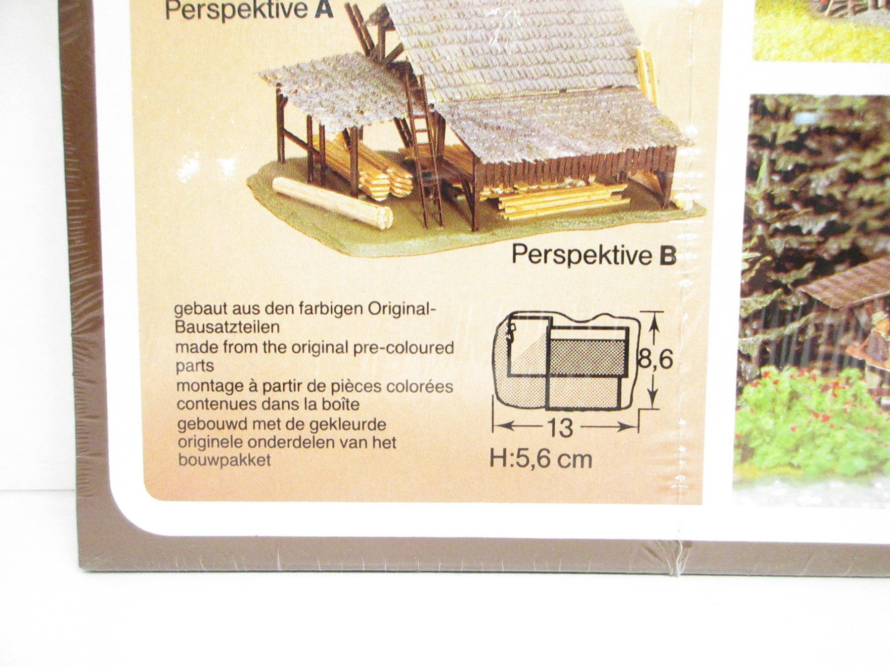 Faller Modellini di ferrovie: Faller H0 B-288 Holzlager – Nuovo e nell'imballaggio originale da Olten venduto da Heinrich875 3