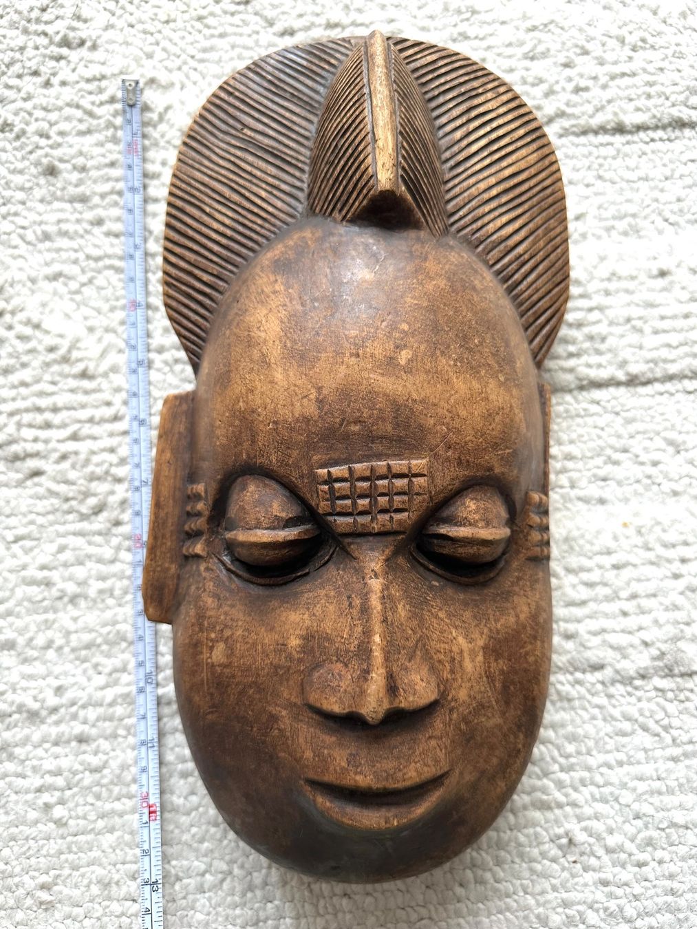 Internationale Kunst: 🔥 Masque Africain en bois sculpté /Afrikanische Holzmaske – Gebraucht aus Fribourg von Meta26 2