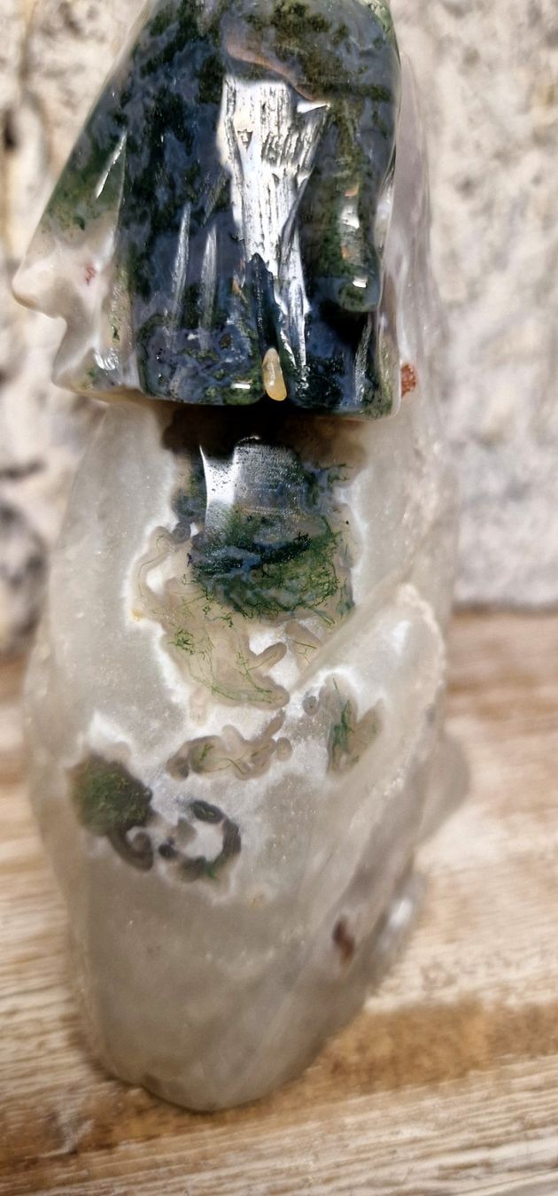 Minerali & Pietre curative: Moosachat Wolf 677g – Nuovo (secondo la descrizione) da Matzingen venduto da Shay_Crystalz 3