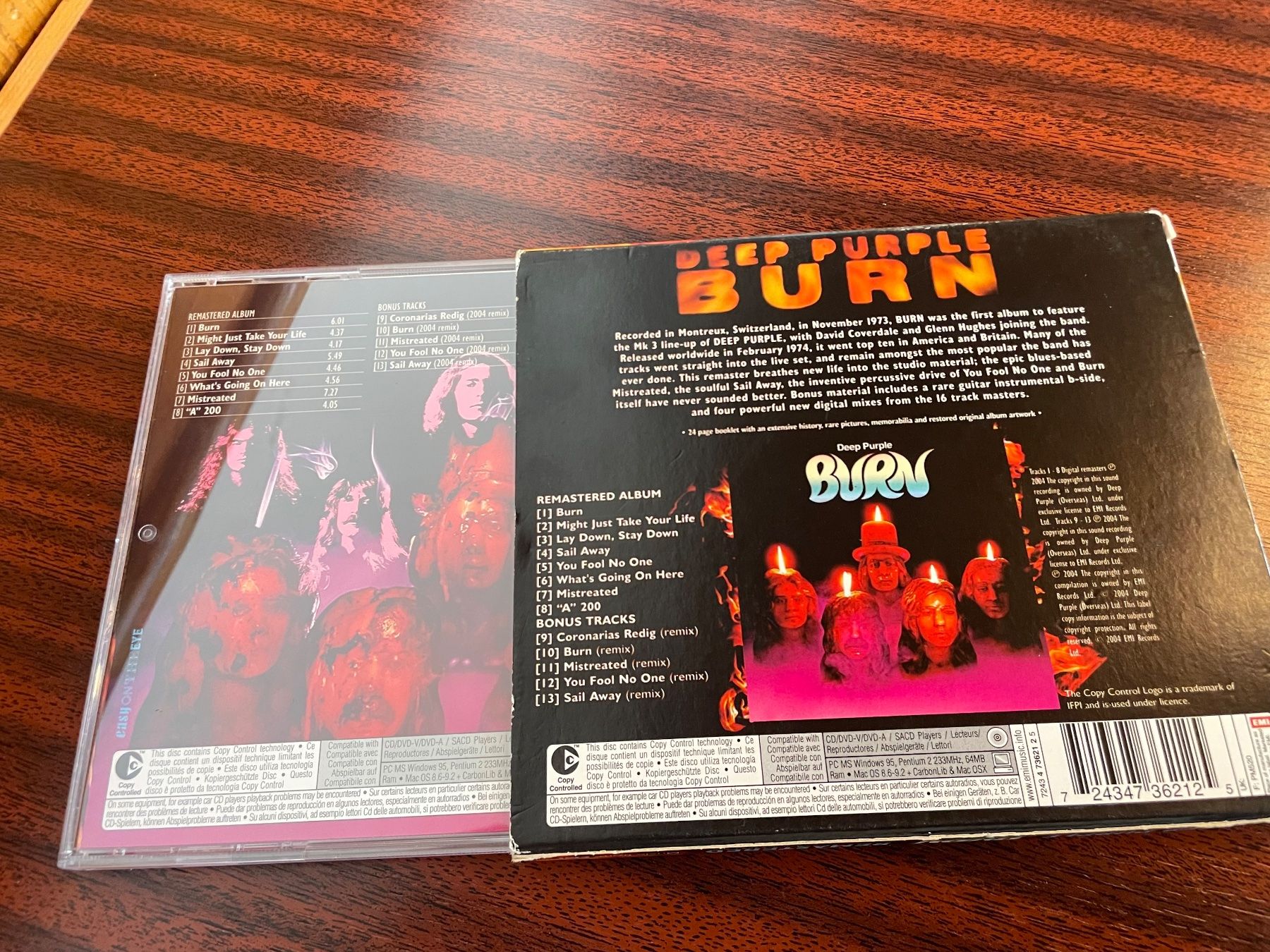 CD: Deep Purple - Burn  Remastered (30th Anniversary Edition) – Usato da Muri b. Bern venduto da AdidasCollector 4