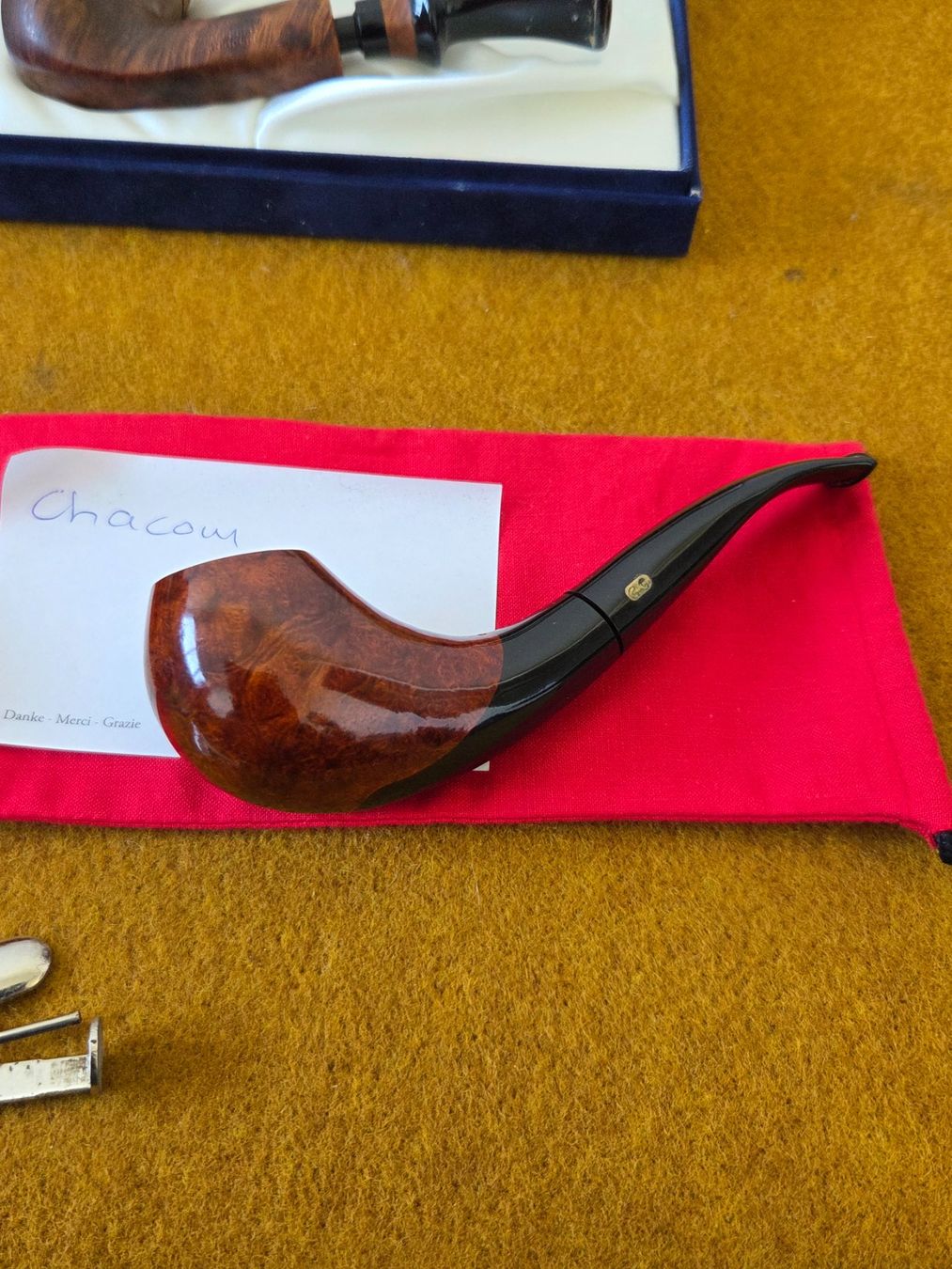 Pipe & Accessori: 4 Pfeifen im Set - inkl. Halter – Usato da Hünenberg venduto da pma_dm5g 4