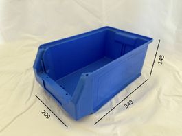 Schäfer Sichtlagerkasten LF321 blau (1000Stk Staffelpreise)