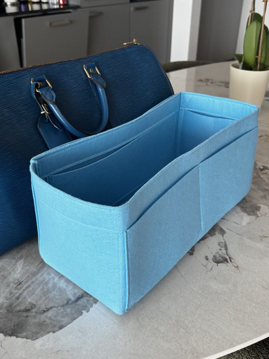 Louis Vuitton Borse: Louis Vuitton Keepall 45 Epi Leder Blau – Usato da Winterthur venduto da samibilly 6