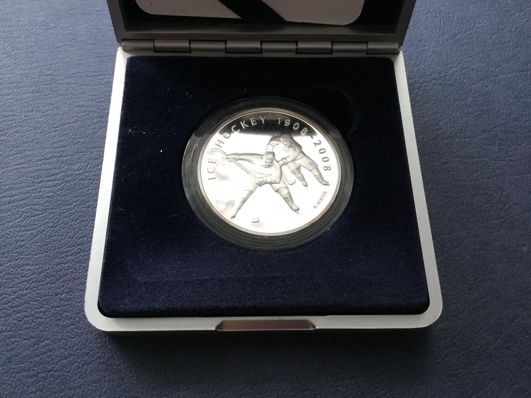 Tutti le monete: 20 Franken Silbermünze Eishockey 2008 PP. – Nuovo e nell'imballaggio originale da St. Margrethen SG venduto da alfapeugeot10