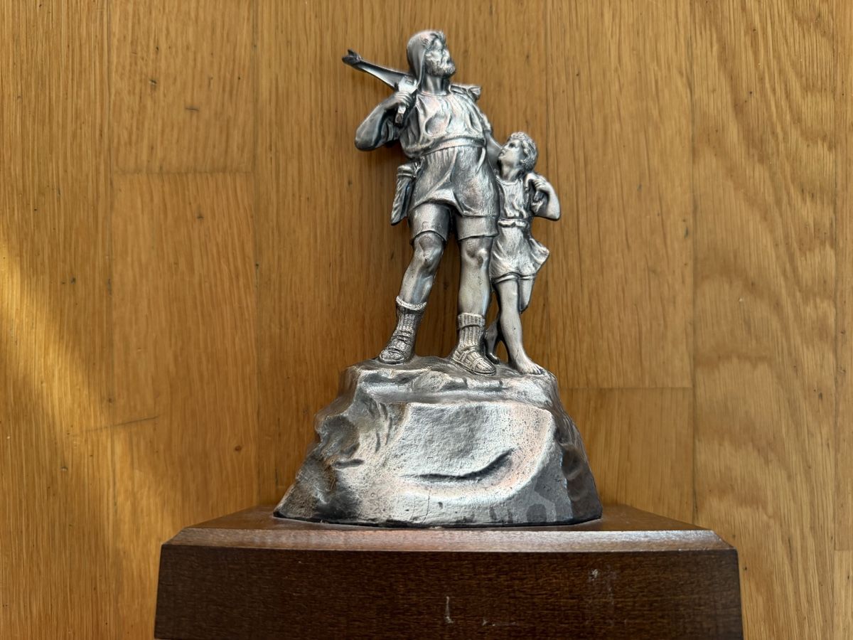 Sculture & Statue: Wilhelm Tell Statue aus Metall – Nuovo (secondo la descrizione) da Bettlach venduto da Tradenet100 1