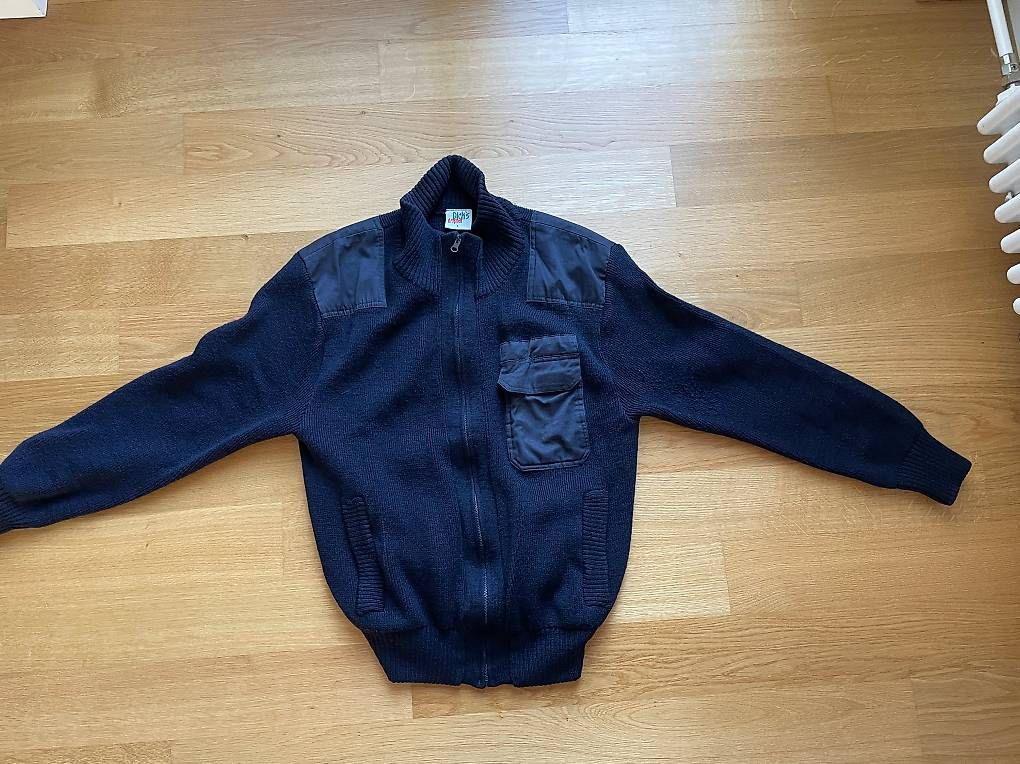 Maglioni & Felpe: Neu: Piloten-Jacke, Strickjacke, schwarz, Gr. L – Nuovo e nell'imballaggio originale da Luzern venduto da MaxPower03 4