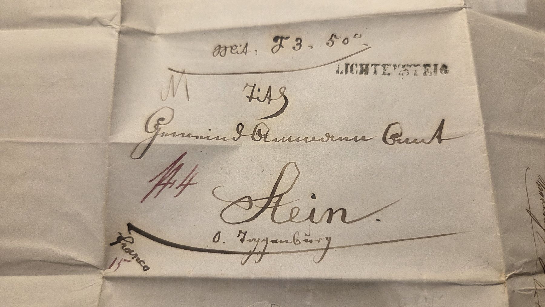 Tutti i francobolli: 1856 Vorphila Brief Stabstempel Lichtensteig – Usato da Arni AG venduto da Moth68 1