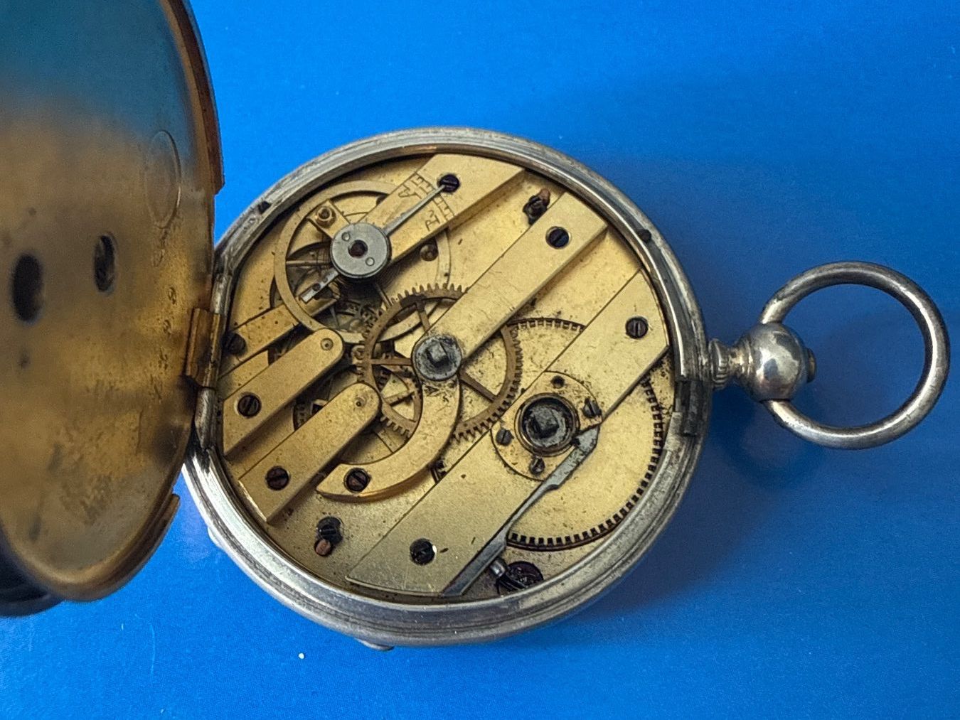 Orologi: Antike Taschenuhr Silber läuft – Usato da Stadel venduto da amigo014 3