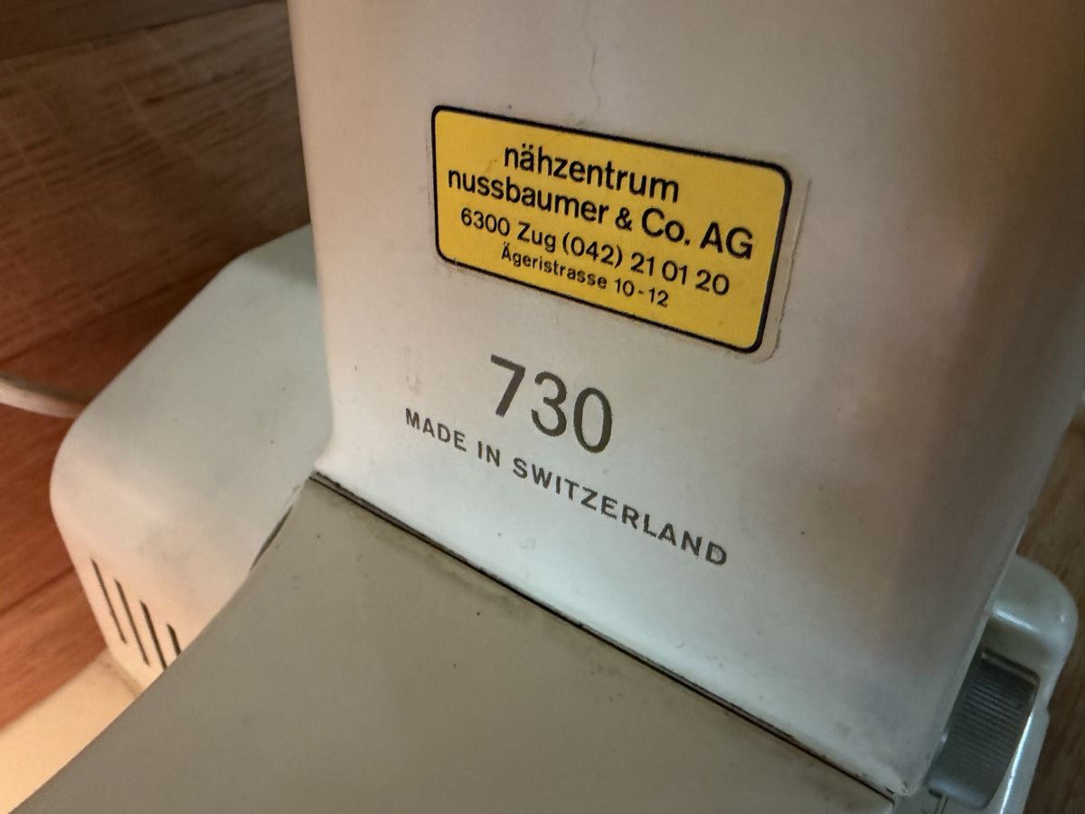 Bernina Nähmaschinen: Bernina 730 – Defekt aus Schlieren von MQ1965 1
