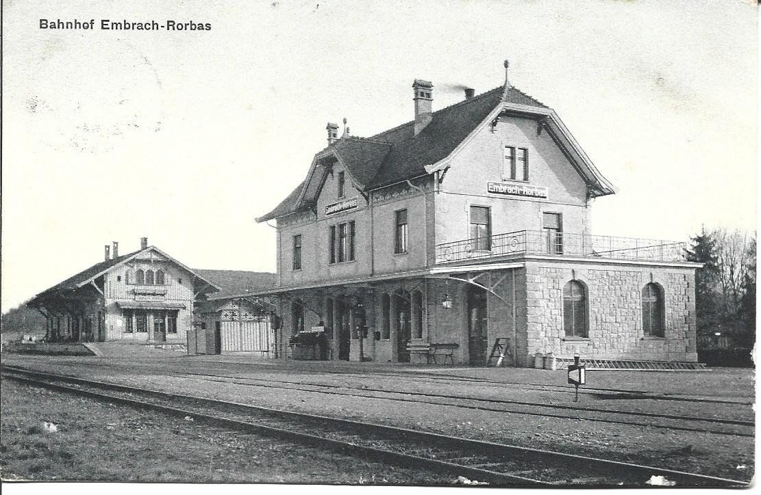 Cartoline postali: AK Bahnhof Embrach-Rorbas – Usato da Appenzell venduto da mai25