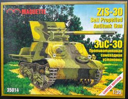 1/35 ZIS-30 Self Propelled Antitank Gun mit 3 Figuren  WW II