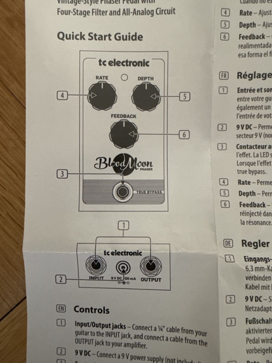 Strumenti musicali: tc electronic Blood Moon Phaser neuwertig – Usato da Zürich venduto da jack6str 3