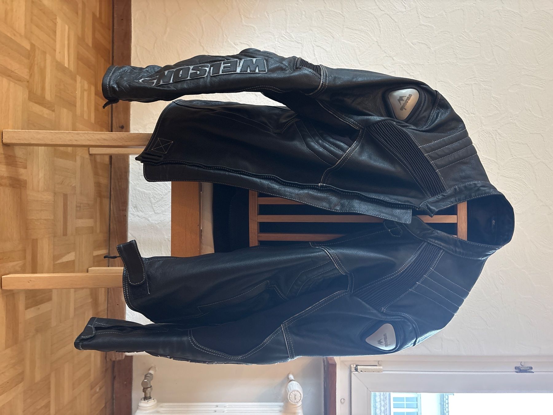 Giacche: Weisons Motorradjacke, Leder, Schwarz – Usato da Egg b. Zürich venduto da Dado77 1