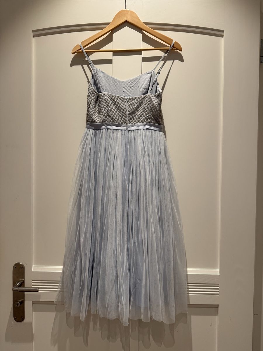 Kleider: Needle & Thread Dress UK 8, tulle, silver, blue – Gebraucht aus Zürich von floridiablanca 2