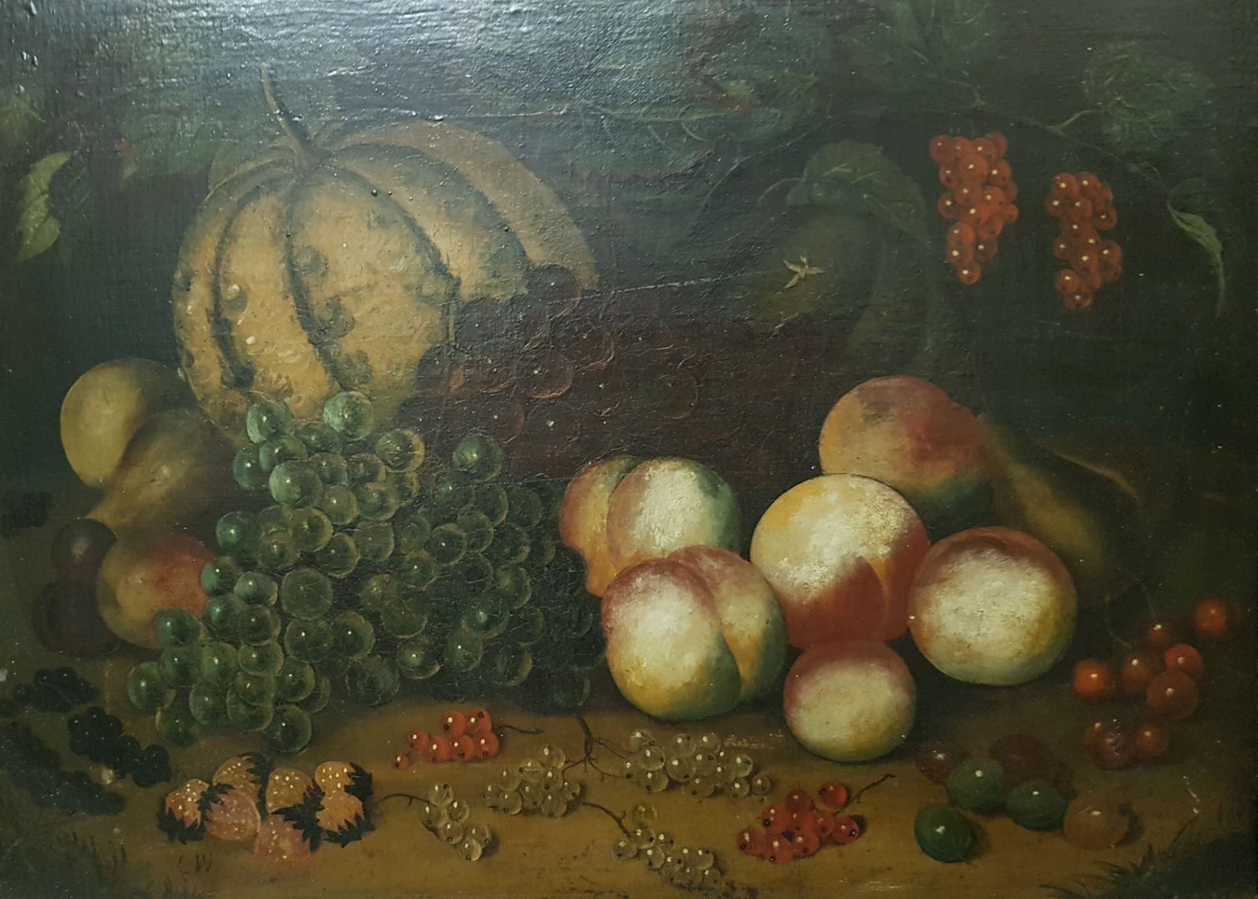 Dipinti: belle nature morte ancienne monog. CW – Usato da Lausanne venduto da leneko 1