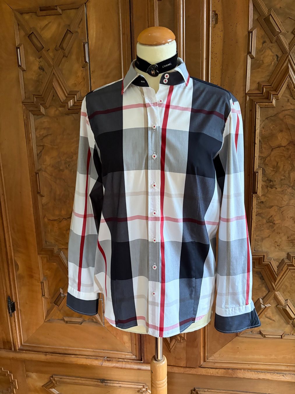 Eterna Camicette: ETERNA  Bluse  Größe 40 im Burberry-Stil  NEU – Nuovo (secondo la descrizione) da Interlaken venduto da Bona55