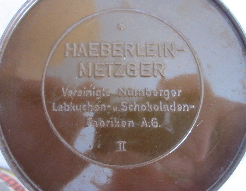 Barattoli: Blechdose Haeberlein-Metzger Lebkuchen – Usato da Bischofszell venduto da Pfau0 5