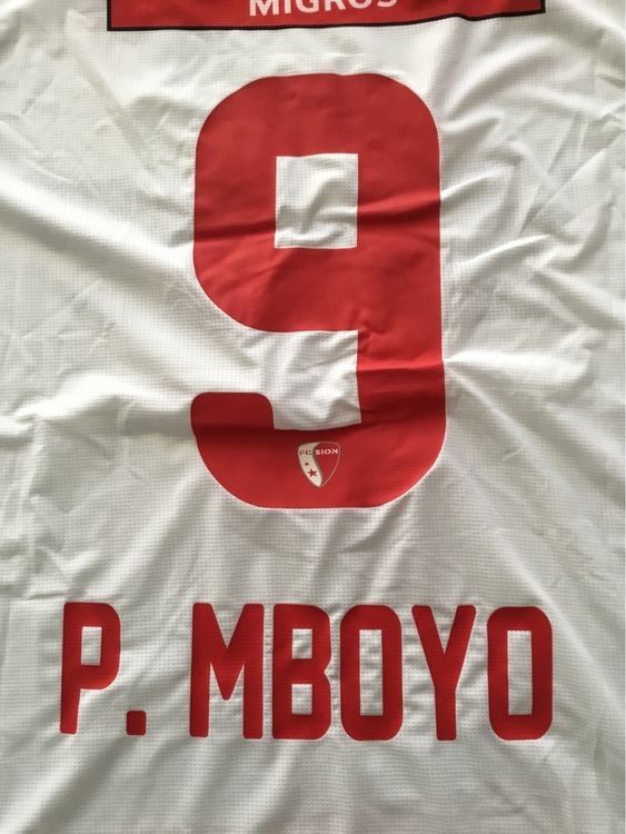 Maillots de corps & Pantalons: Trikot Maillot Maglia FC Sion MBOYO – D'occasion à Vétroz par Moulb7 4