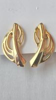 Elegante Ohrclips, goldfarben im Vintage-style