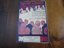 Vintage - 1940 env. - Monologues... après un repas de noces
