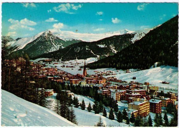 Cartoline postali: Davos – Usato da Binningen venduto da Mountainrider