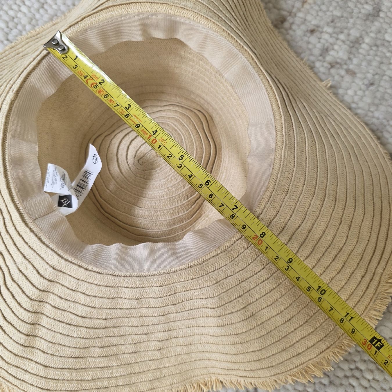 Copricapi, berretti & cappellini: Sonnenhut Papier beige mit Fransen neuwertig – Nuovo (secondo la descrizione) da Rheinsulz venduto da Gilea 6
