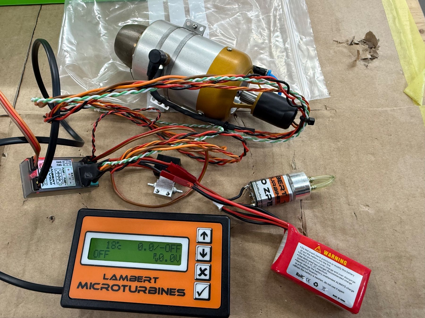 Lambert Microturbines Motori: Lambert Kolibri T35 Autostart – Nuovo (secondo la descrizione) da Gwatt (Thun) venduto da Marea4 5